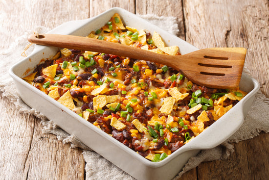 Organic beef Mexican Casserole for 2. FROZEN