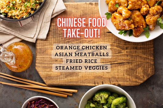 Chinese Food Plate (Gluten Free/Soy Free)