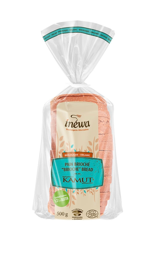 Inewa Organic Kamut Brioche Bread (Low Gluten)