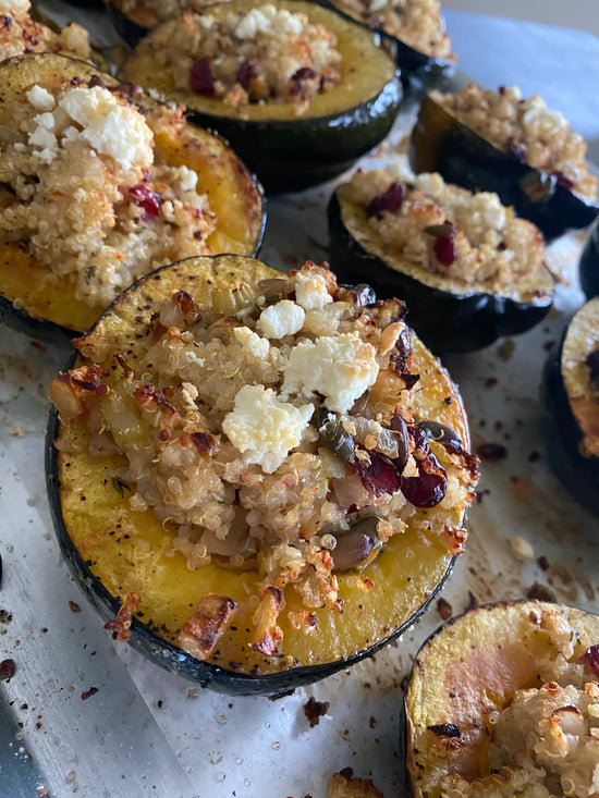 Vegetarian Stuffed Squash. Frozen