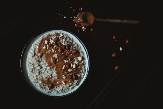 Nutella Cheesecake Overnight Oats