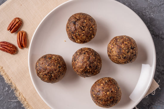 Salted Maple Pecan Pie Energy Balls