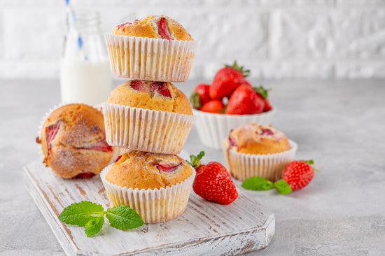 Gluten Free Strawberry Muffins