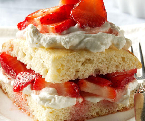 Gluten Free Strawberry Shortcake with Whipped Cream