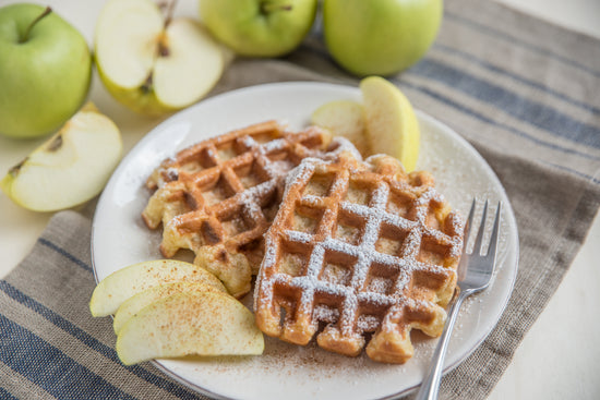 Gluten Free Waffles - Apple Cinnamon