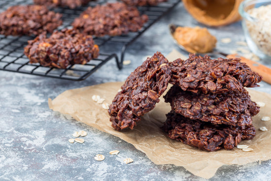Gluten Free Chocolate Peanut Butter Oat Cookies