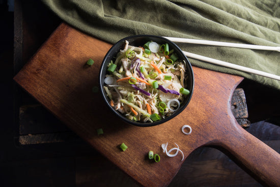 Egg roll in a bowl