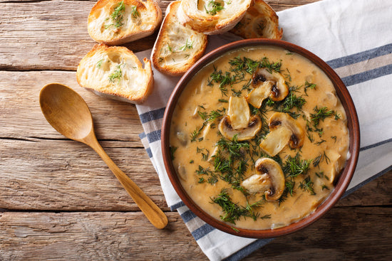 Hungarian mushroom soup